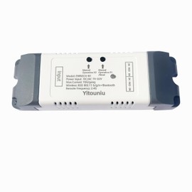 EWeLink 2CH 7-32V WiFi RF Wireless Switching Relay, Point Self-Locking Interlock Mode, App Smart Remote Control for Smart Home, Access Control, Garage Door, Compatible with Alexa Google Home