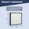 Nispira AK46001 Filter Replacement For Oreck Air Response Medium (WK16001)