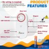 FRIDGGI 3in1 Alarm Door Alarm With Delay 80 To 120
