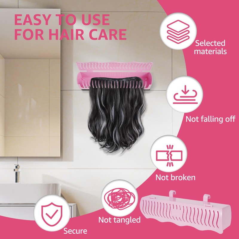 Hair Extension Holder 4 Installation Modes with Tool Hair Extension