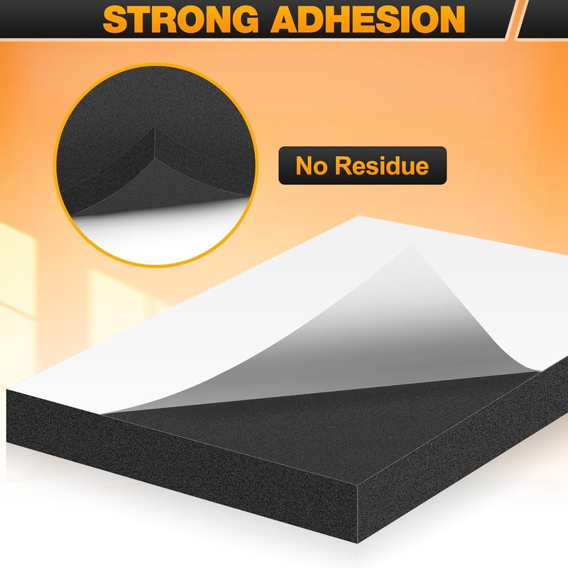 MYFAMIREA 22 PCS Adhesive Foam Padding Sheets Closed Cell Self
