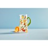 Mud Pie Fruit Glass Pitcher, 80 oz, ORANGE