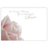 celloexpress In Loving Memory Daughter (Pink Rose) Flower Message Cards