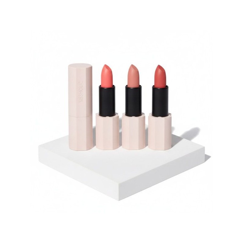 THESAEM Kissholic Lipstick Matte 8colors BE01 Stay Nude / THESAEM