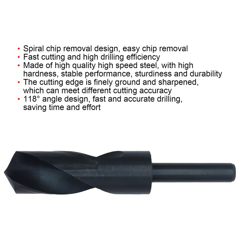 Drill Bit High Hardness Fast Cutting Stable Durable 28mm 1/2in