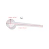 10-Piece Food Grade Long Handle Nontoxic Reusable Plastic Measuring Spoon