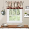 Achim Home Furnishings Callie Double Layer Pickup Valance 58x14 -