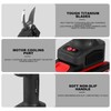 Professional Cordless Electric Pruning Shears with 2PCS Spare Rechargeable 7500mAh