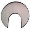 Electriduct 1.57" Metal Desk Grommet 40mm Cable Hole Cover Wire Cord Organizer (Large Opening) | Brushed Nickel