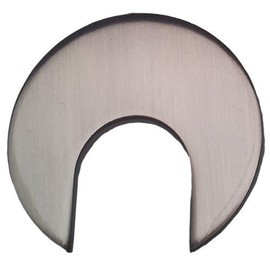 Electriduct 1.57" Metal Desk Grommet 40mm Cable Hole Cover Wire Cord Organizer (Large Opening) | Brushed Nickel