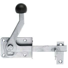 Gah-Alberts 326005 Garden Gate Latch/Rust-Proof Stainless Steel/Shot Peened / 80 x 55 mm Panel