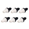 6Pcs Check Valve Plastic Non Return 1 Way Inline Valve