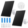 5W Solar Panel with 8000mAh Battery for Security Cameras, 360°