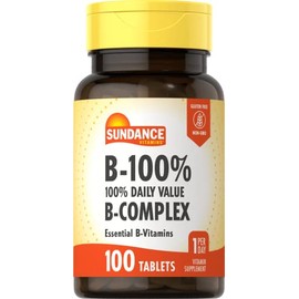 Sundance Vitamins B-Complex - 60 Caplets, Pack of 5