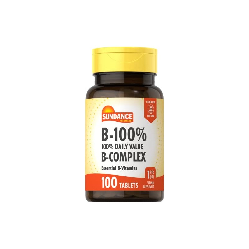 Sundance Vitamins B-Complex - 60 Caplets, Pack of 5