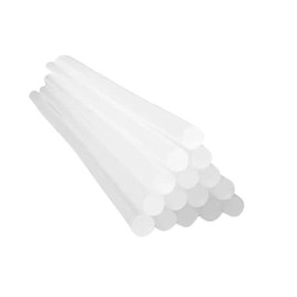 BARRAS DE SILICON Delgado 1KG Barras de Pegamento Caliente, Recambio Barras de Cola Termofusible, Palos de Pegamento 7x250mm