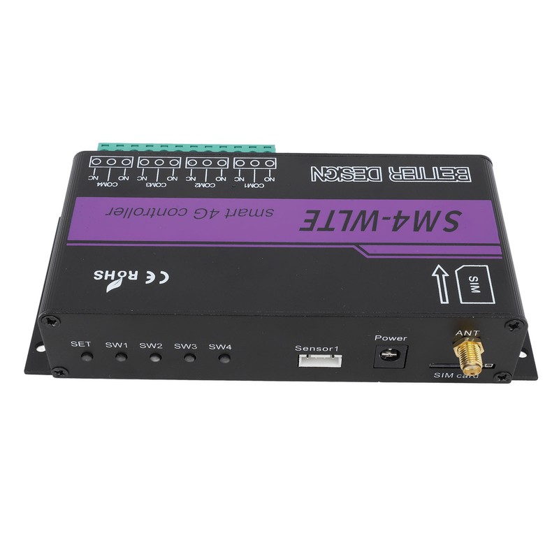 4 Channel 4G SMS Alarm Controller 4G Mobile Phone Access