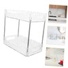 SHOWERORO Bathroom Organizer -Saving Dresser Countertop Storage for Makeup Toiletries