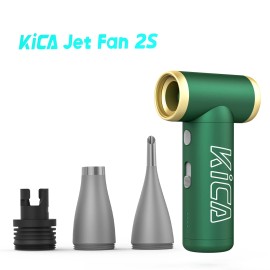 KiCA Cordless Air Duster 117,000 RPM Electric Blower for Car Interior Cleaning Detail