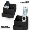 BRAINWAVZ Adhesive Remote Control Wall Mount Holder, Easy To Install,