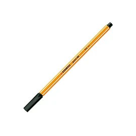 Stabilo Fineliner Point 88, 0.4 mm Stroke Width Pack of 12 Dark Grey