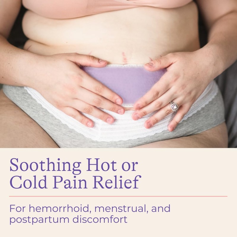 Lansinoh Hot and Cold Postpartum Pads – Reusable Perineal Ice