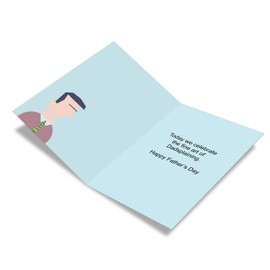 NobleWorks - Humor Father's Day Notecard with Envelope - Funny Greeting Card for Dad, Stepdad, Grandpa - Dadsplaining C6813FDG