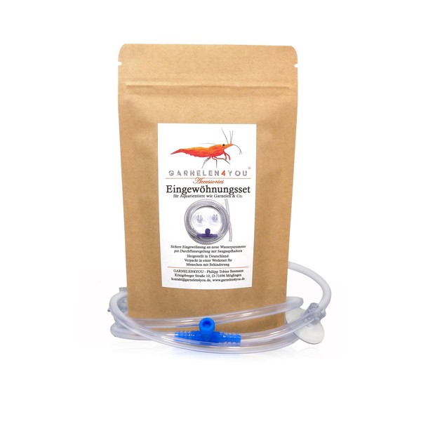 GARNELEN4YOU® Set of accustoming set, made in Germany, safe acclimatisation