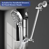 Voolan 11 Inch Shower Extension Arm with Lock Joints, Adjustable