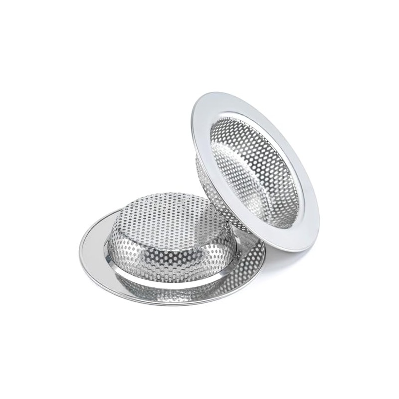 2 Packs Sink Strainer for Most Kitchen Sink Drain Basket,