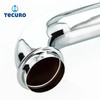 tecuro Wall Pipe with 90° Bend 300 mm Chrome-Plated Stainless
