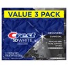 Crest 3D White Advanced Charcoal Teeth Whitening Toothpaste with Fluoride,