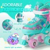 METROLLER Kids Roller Skates Girls Ages 4-6 5-8 8-12 Adjustable