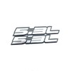 Pair Set 5.3L Liter Embossed Highly Polished Real Aluminum Auto
