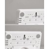 GooDay Smart Digital Alarm Clock, w/Magnetic Attraction, Indoor Temperature Humidity,