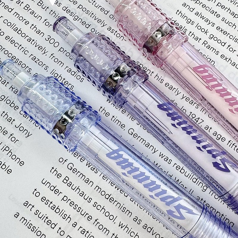 Archic Retractable Black Gel Ink Rotary Ballpoint Pens Pack of