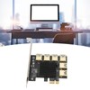PCI E 1 to 6 Riser Card IC Heat Sink
