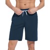 ACHTELEPHS Long Swimming Trunks, Men's Swimming Shorts, Quick-Drying Board Shorts