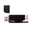 Logitech LMF-LGU3A016GBK Lightning USB Memory, 16GB MicroB/Type C Converter Adapter