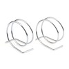 Stainless steel napkin holder loop shape, Metal napkin holder, Round
