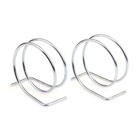 Stainless steel napkin holder loop shape, Metal napkin holder, Round Loop napkin holder (Pack of 2)