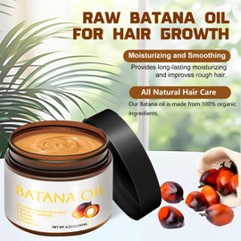 100% Natural Raw Batana Oil for Hair Growth, Prevents Hair Loss, Eliminates Split Ends, Enhances Thickness