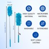 Homeshopa Microfiber Extendable Dusters, Reusable Dusting Brush with Telescoping Pole,