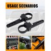 Tube Clamps Mounting Brackets ADTOPI 2’’ Bull Bar Roll Cage