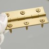 8Pcs Brass Door Hinges,2.5inch Heavy Duty Folding Hinges,for Gate,Window,Drawer