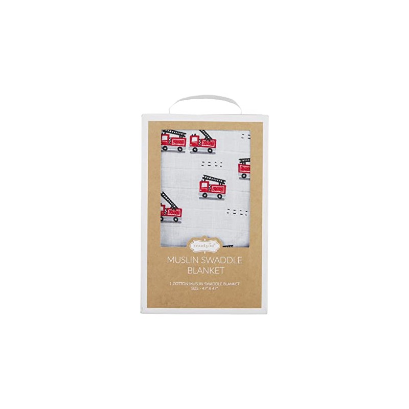 Mud Pie Fire Truck Swaddle, Fire Truck