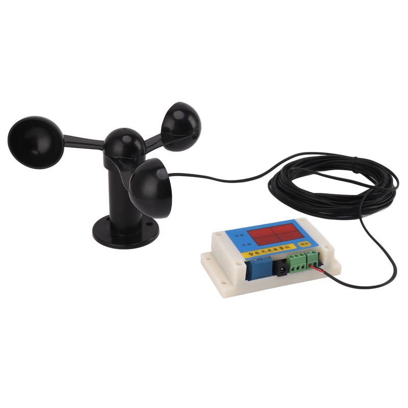 3 Fan Blades Tower Crane Anemometer 3 Blades USB 5V