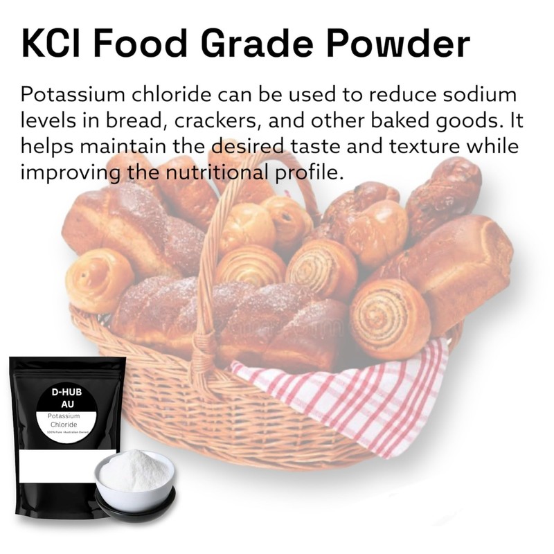 D-HUB AU: 250g Potassium chloride powder salt substitute | Potassium