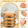 Yoiemivy 24 Pack Disposable Pie Carrier with Clear Lid, 9''