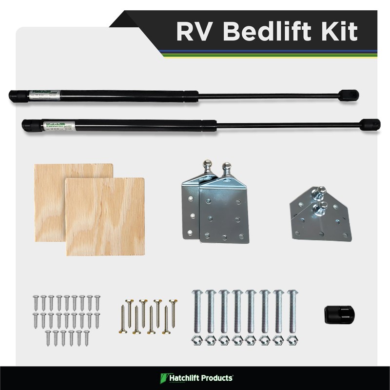 Hatchlift Heavy Duty RV Bed Lift Kit - Queen Heavy